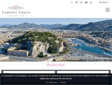 Tablet Screenshot of cabinetvogue.com